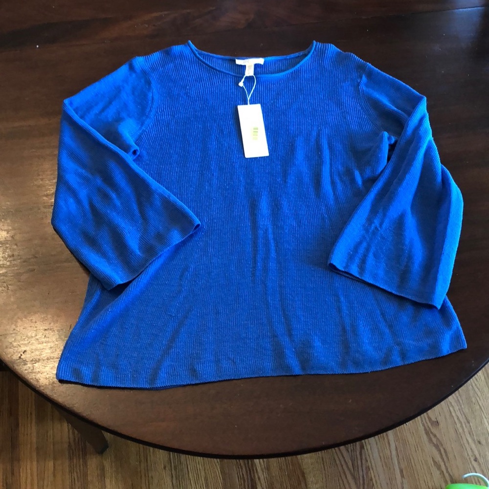 Eileen Fisher Fine Organic Linen Crepe Knit